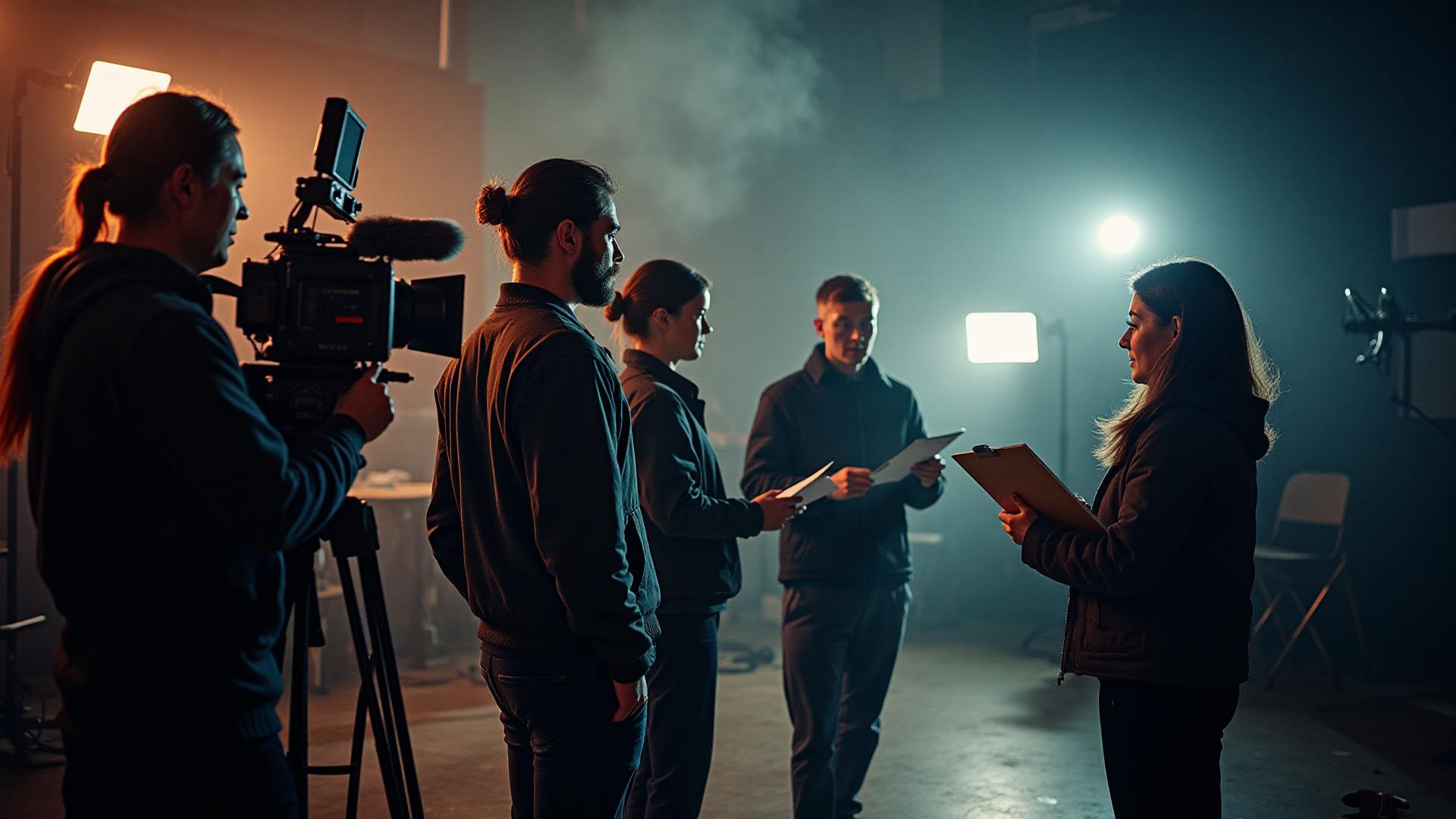 Professional film production studio